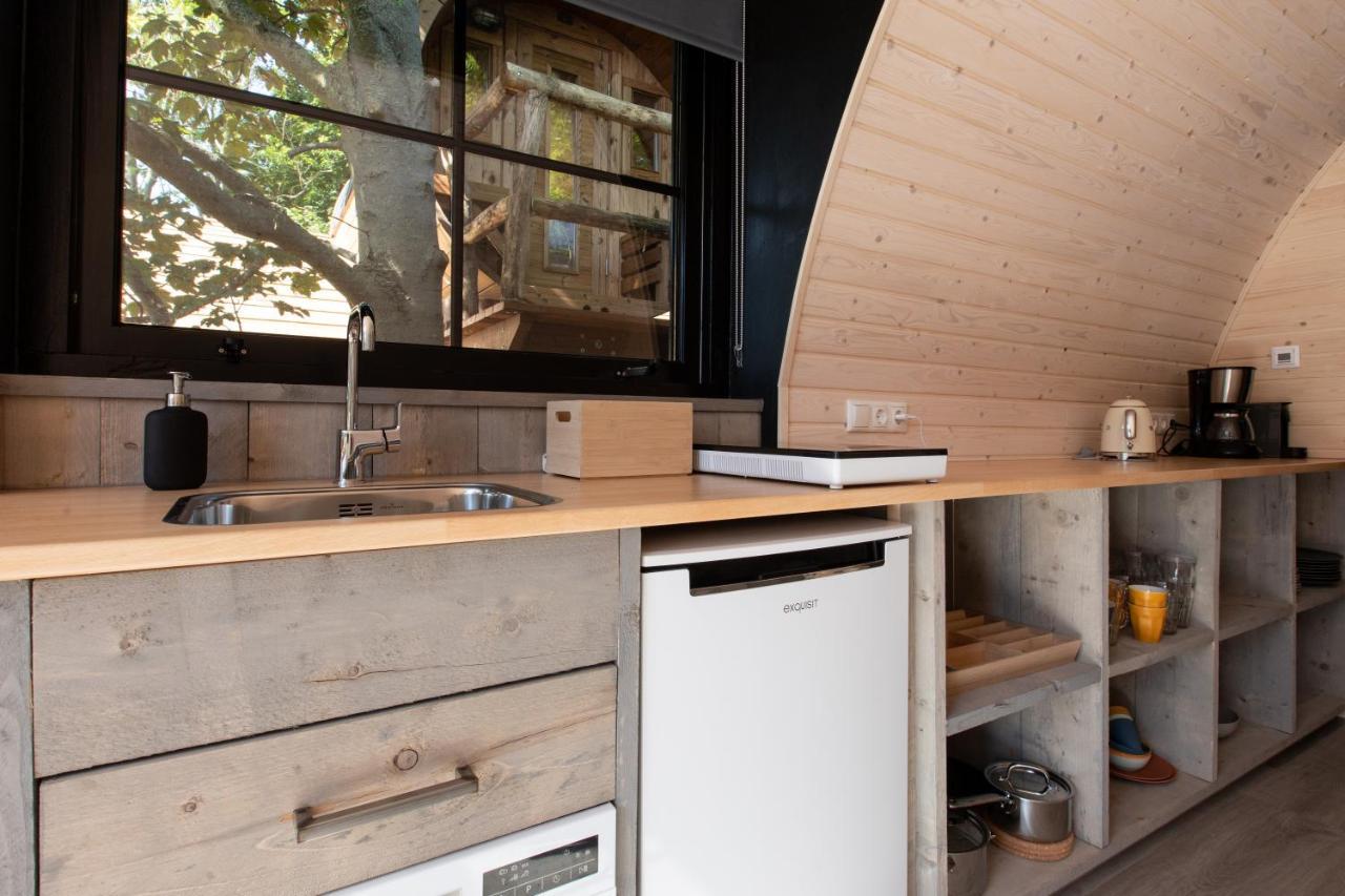 Pod Huisje Met Hottub Dokkum Esterno foto